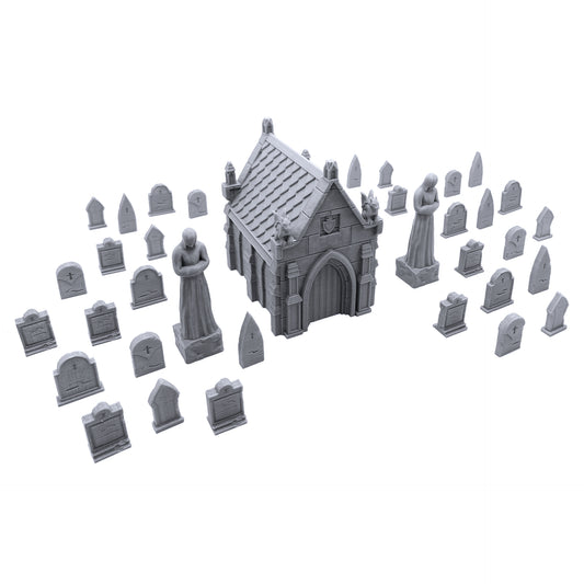 Mausoleum Graveyard Scene