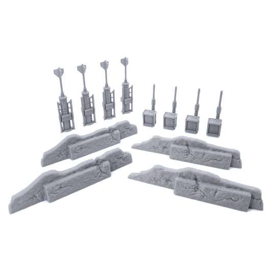 Galactic Legion Desert Planet Walls & Machinery