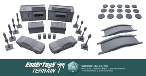 Shop update - Urban scenery, medieval bridges, and miniature bases
