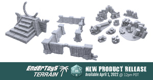 Shop Update - Hexagon Rock Formations and Forgotten Temple Terrain