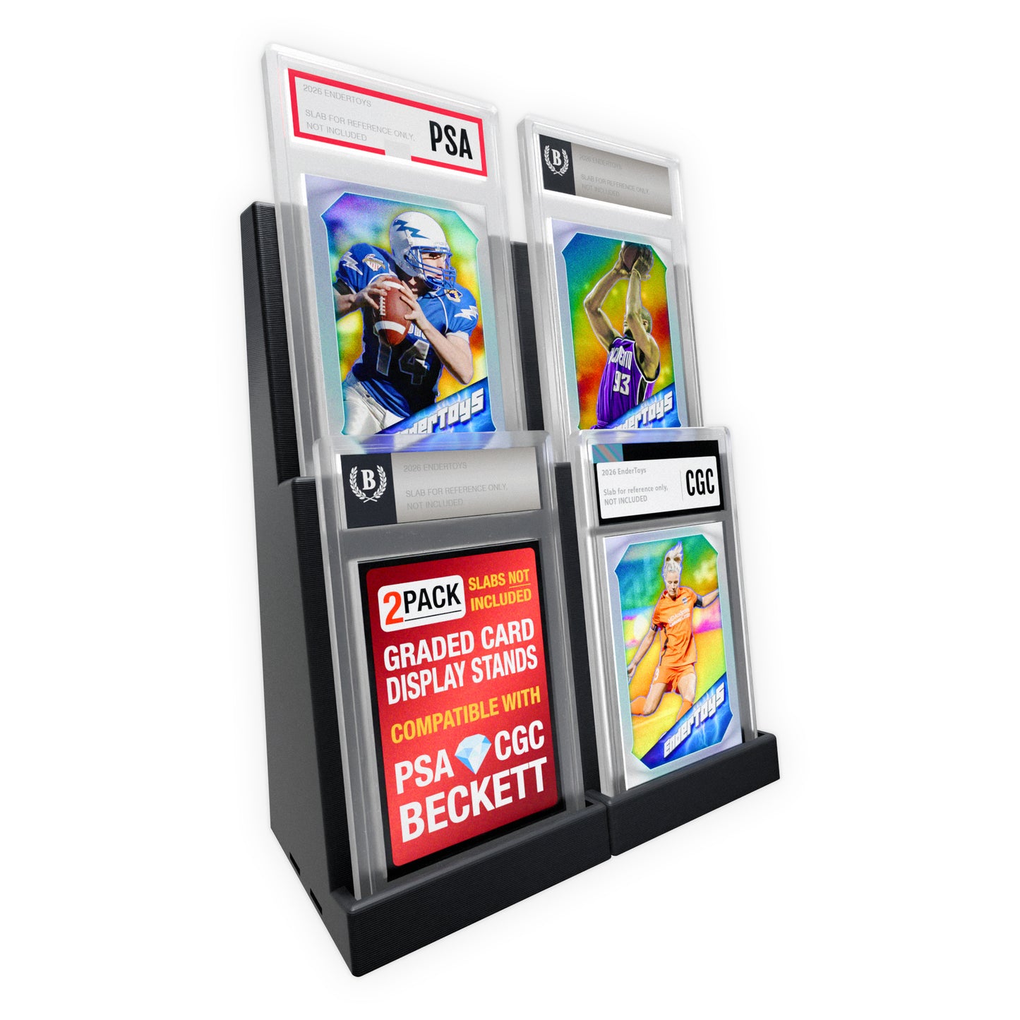 Graded Card Slab Stadium Displays
