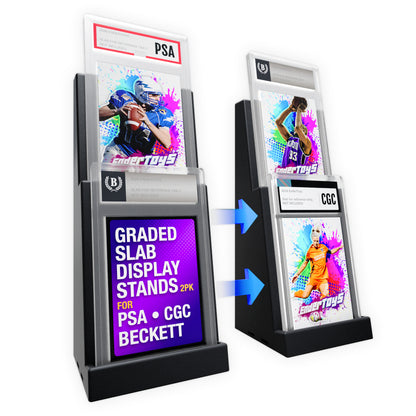 Graded Card Slab Stadium Displays