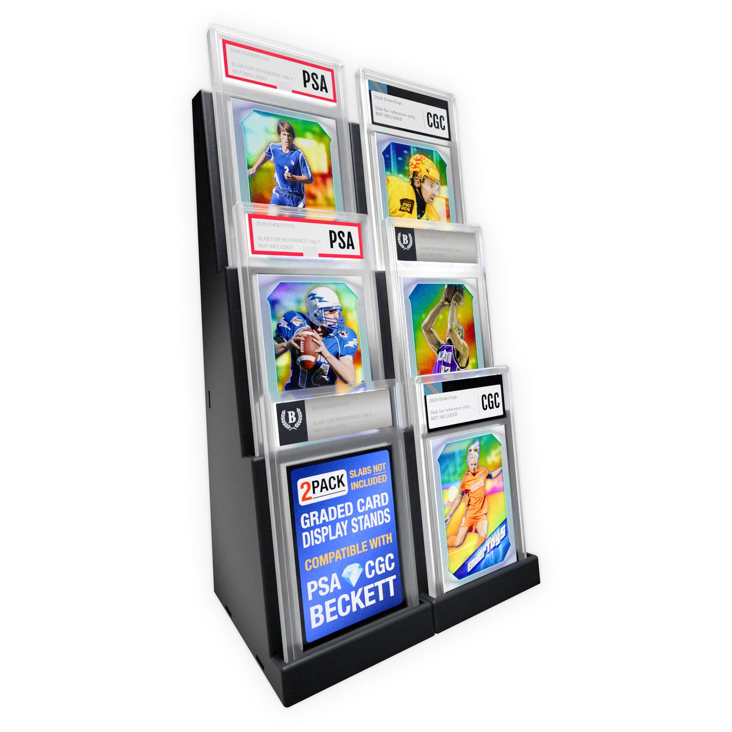 Graded Card Slab Stadium Displays