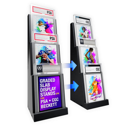 Graded Card Slab Stadium Displays