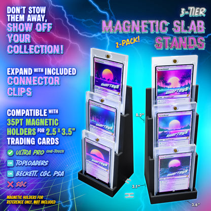 Magnetic Card Holder Stadium Displays