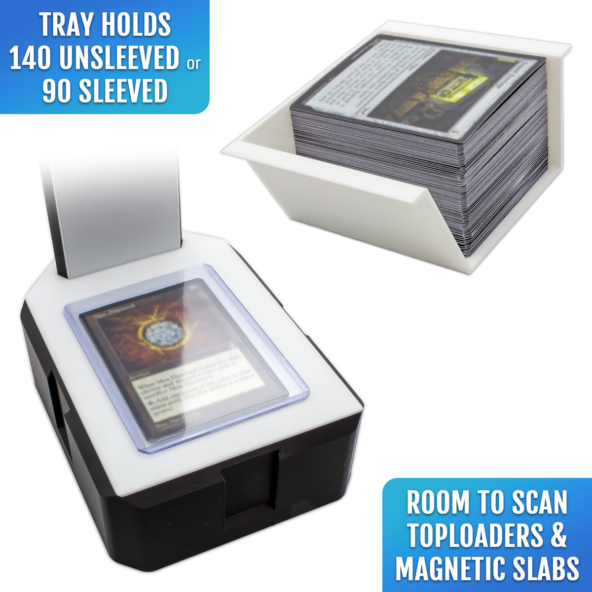 Scan Station Deluxe Set - TCG Scanner Stand for Sleeved and Unsleeved
