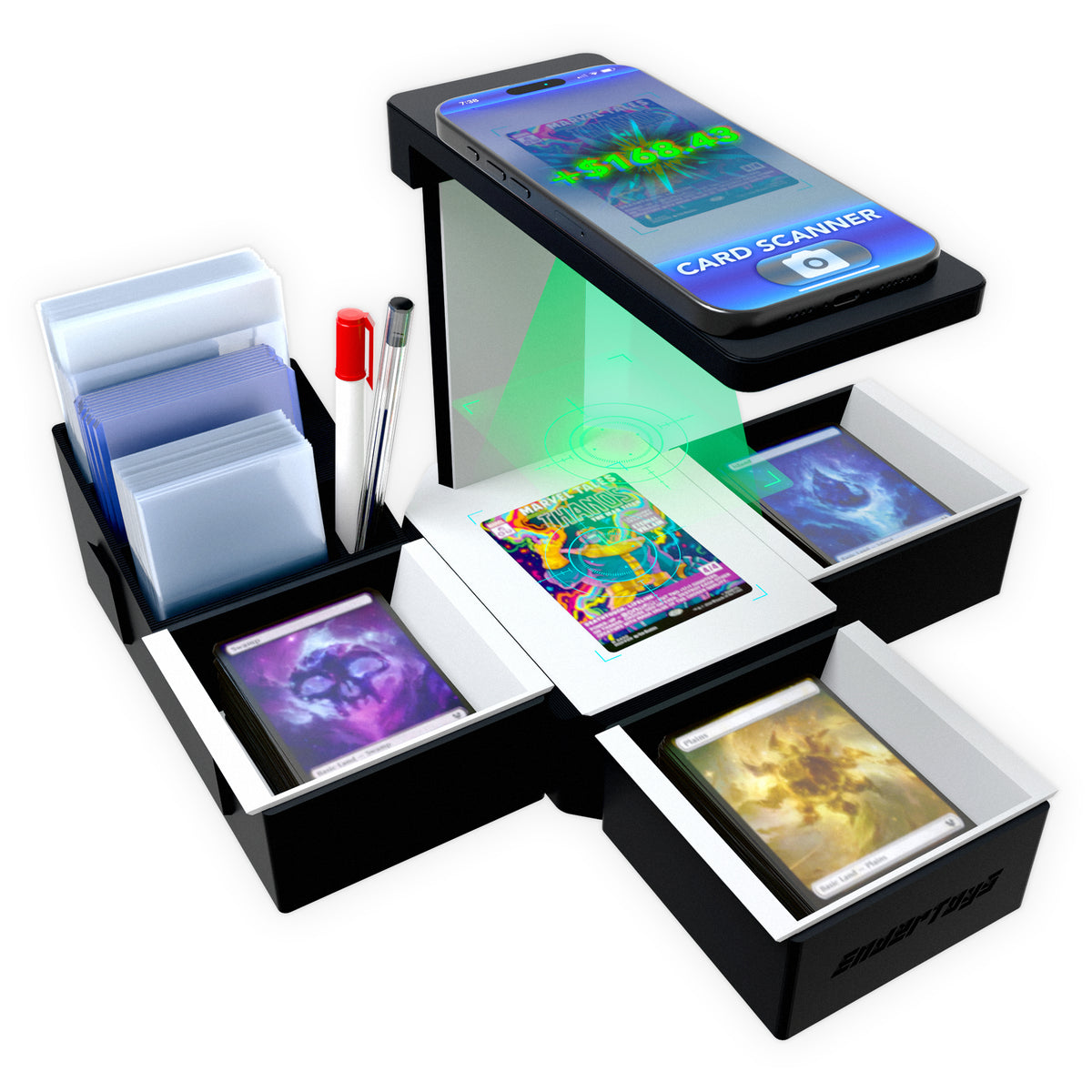 Scan Station Pro Set - TCG Scanner Stand for Sleeved and Unsleeved