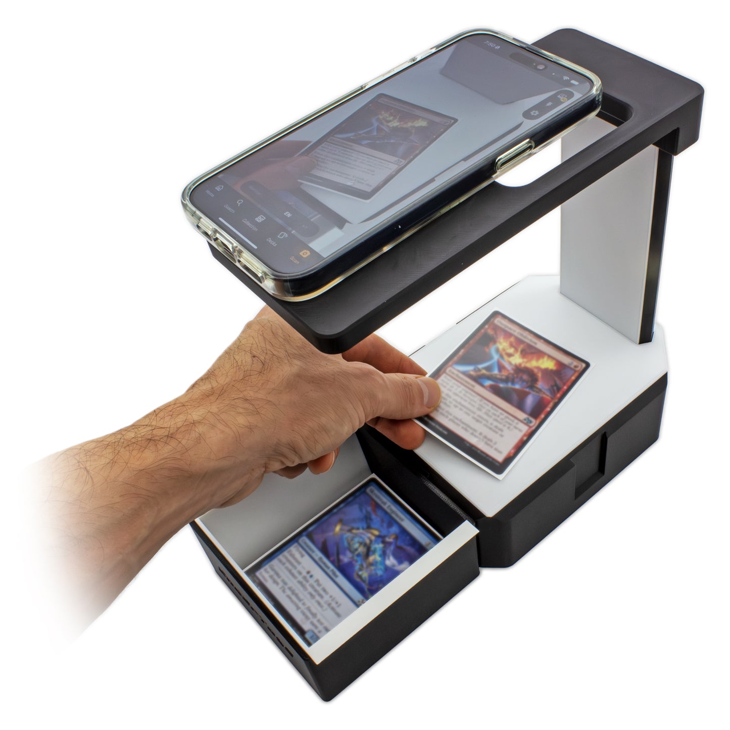 Scan Station Starter Set - TCG Scanner Stand for Sleeved and Unsleeved MTG Trading Cards