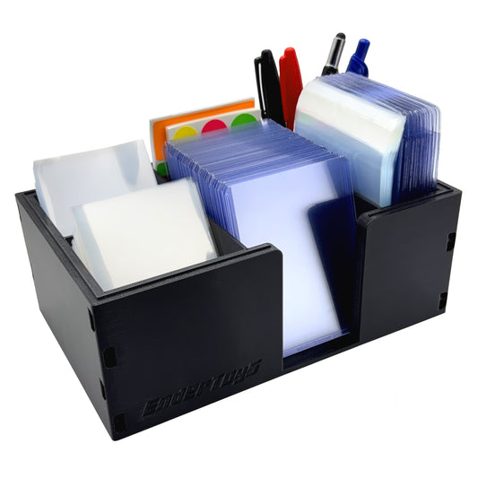 Shipping Station (TCG Rip Caddy) - Toploader Dispenser - Penny Sleeve Holder