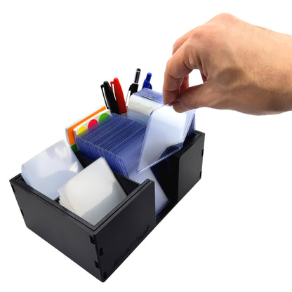 Shipping Station (TCG Rip Caddy) - Toploader Dispenser - Penny Sleeve Holder