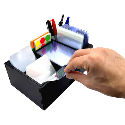 Shipping Station (TCG Rip Caddy) - Toploader Dispenser - Penny Sleeve Holder