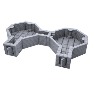 Locking Dungeon Tiles - Octagonal Chambers