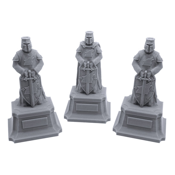 Ulvheim Statues on Pedestals