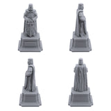 Ulvheim Statues on Pedestals